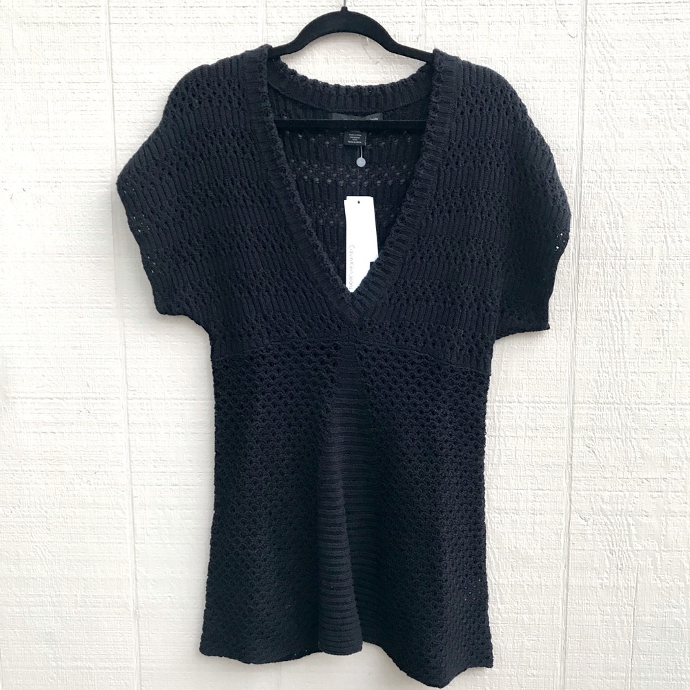 NWT Calvin Klein Knitted Swimsuit Coverup